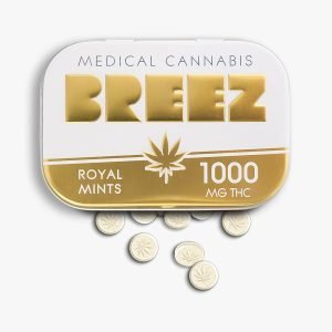 Breez Gold Mints Tin 1000 mg | Buy Edibles Online